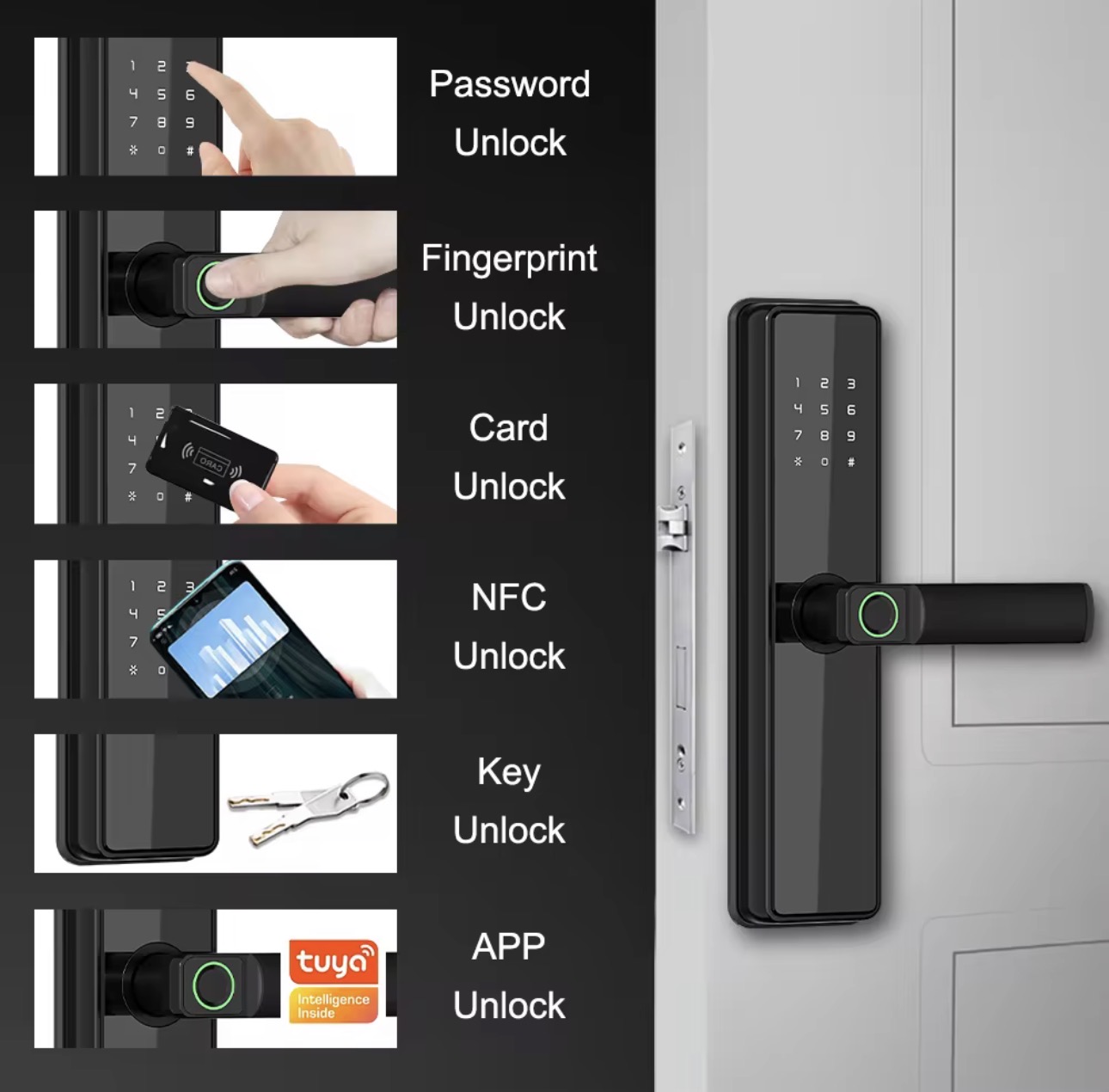Smart Fingerprint Door Lock - View 2