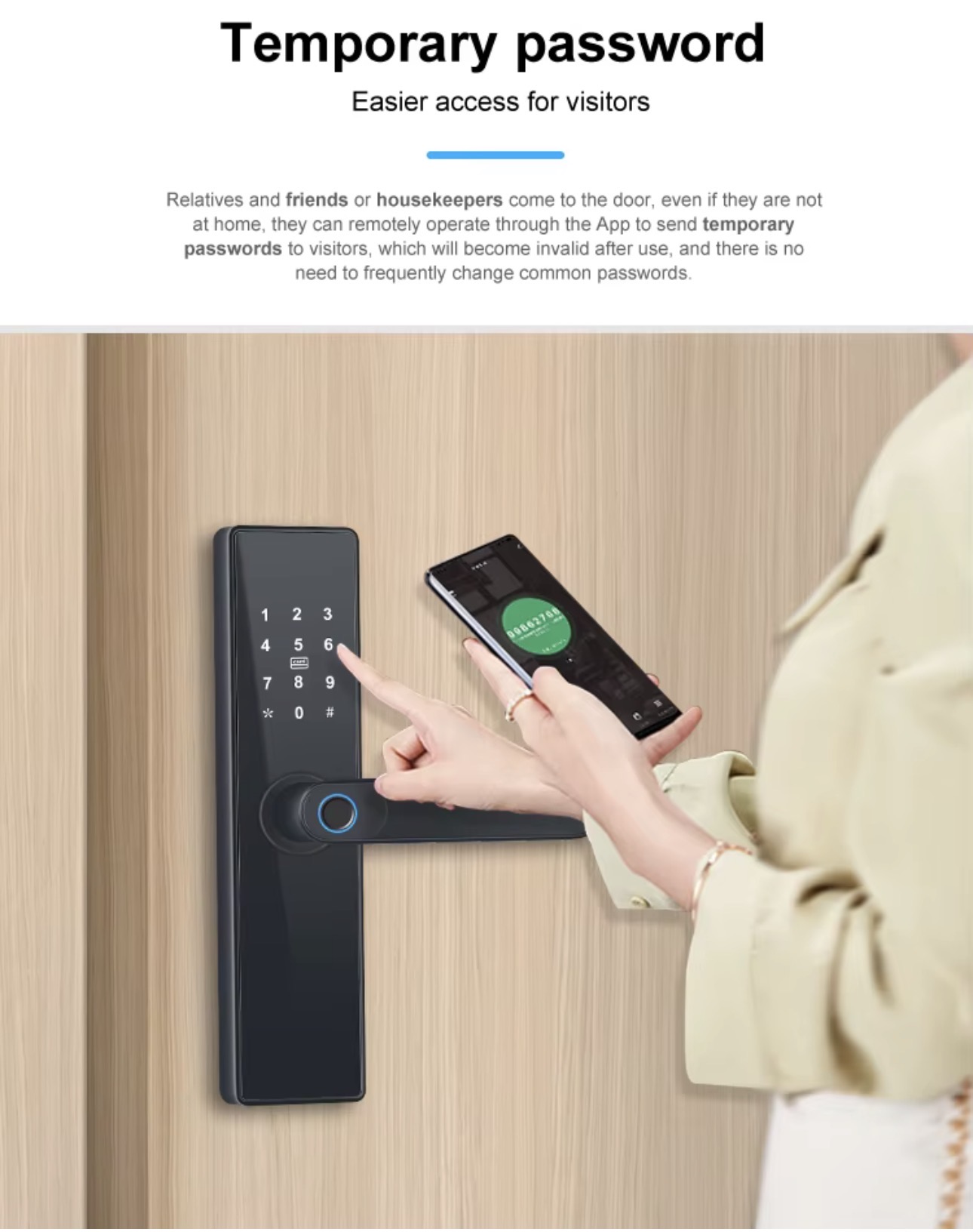 Smart Fingerprint Door Lock - View 6
