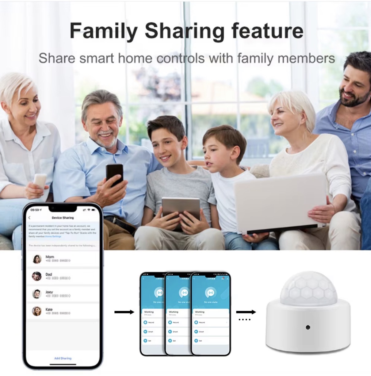 Smart Motion Sensor (PIR) - View 5