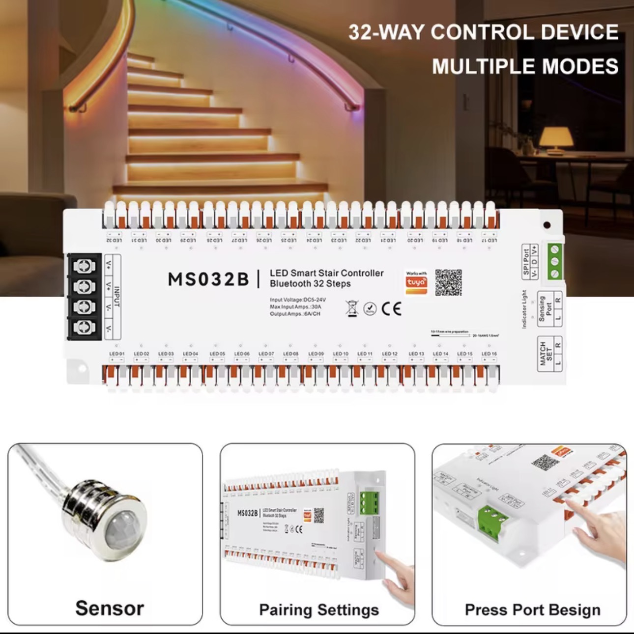Smart Staircase Lighting (Cascading)