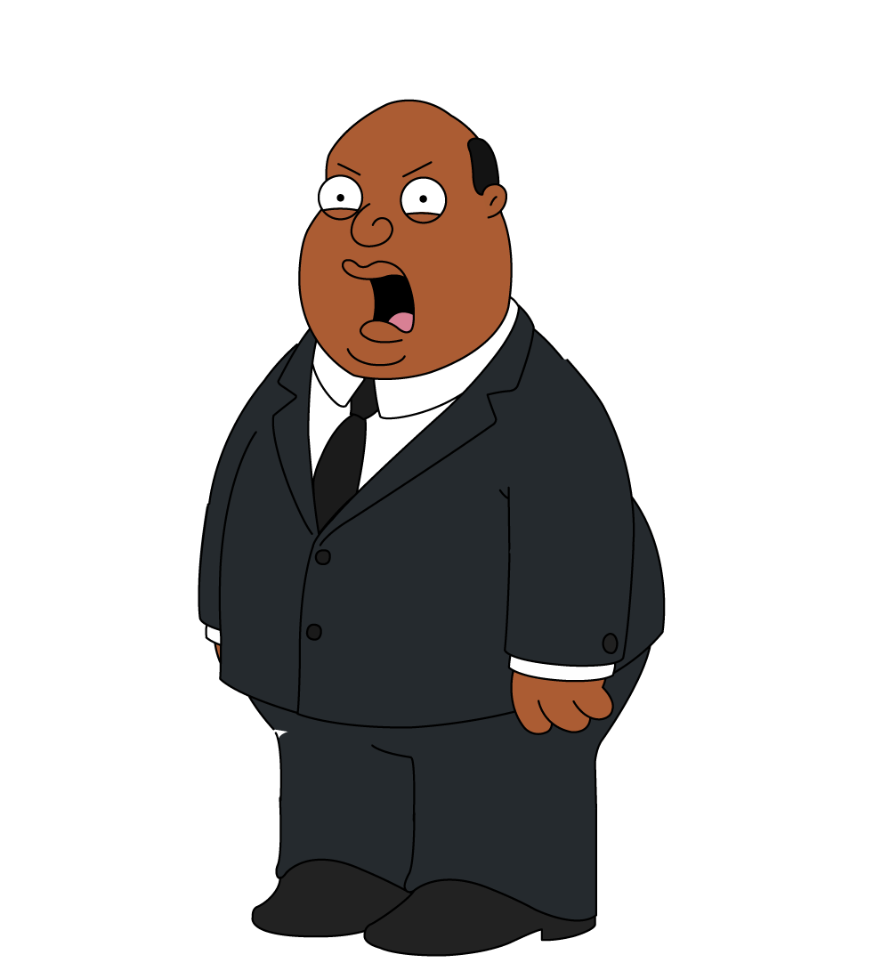 Ollie Williams weather reporter from TV show Family Guy.