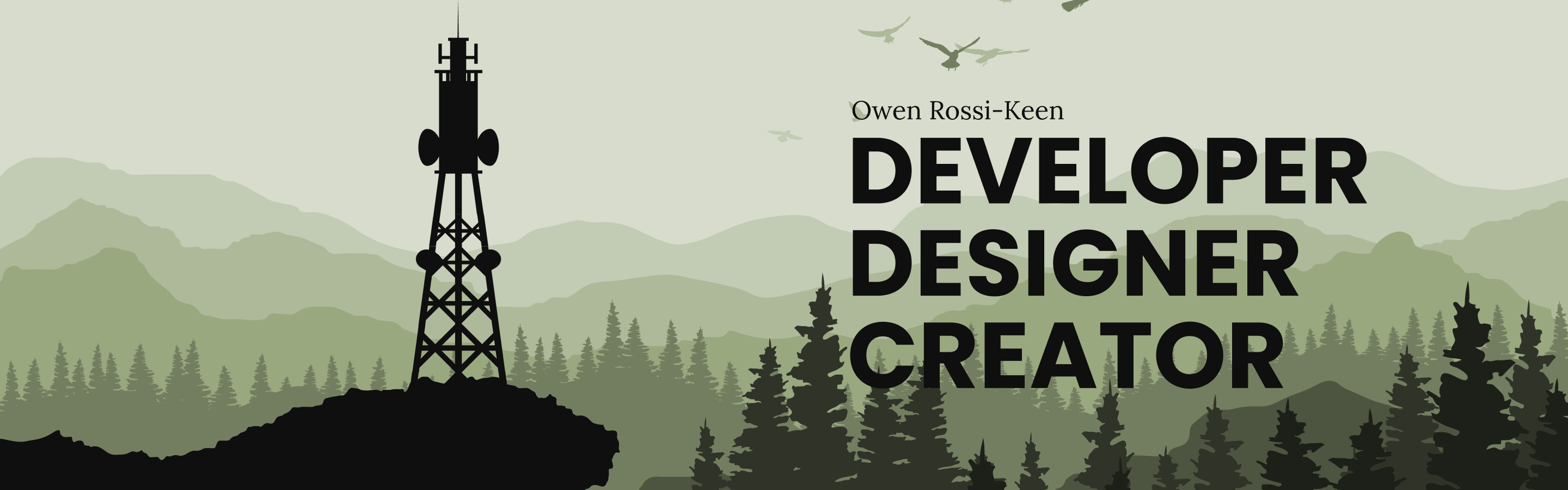 Owen Rossi-Keen. Designer, Developer, Creator.