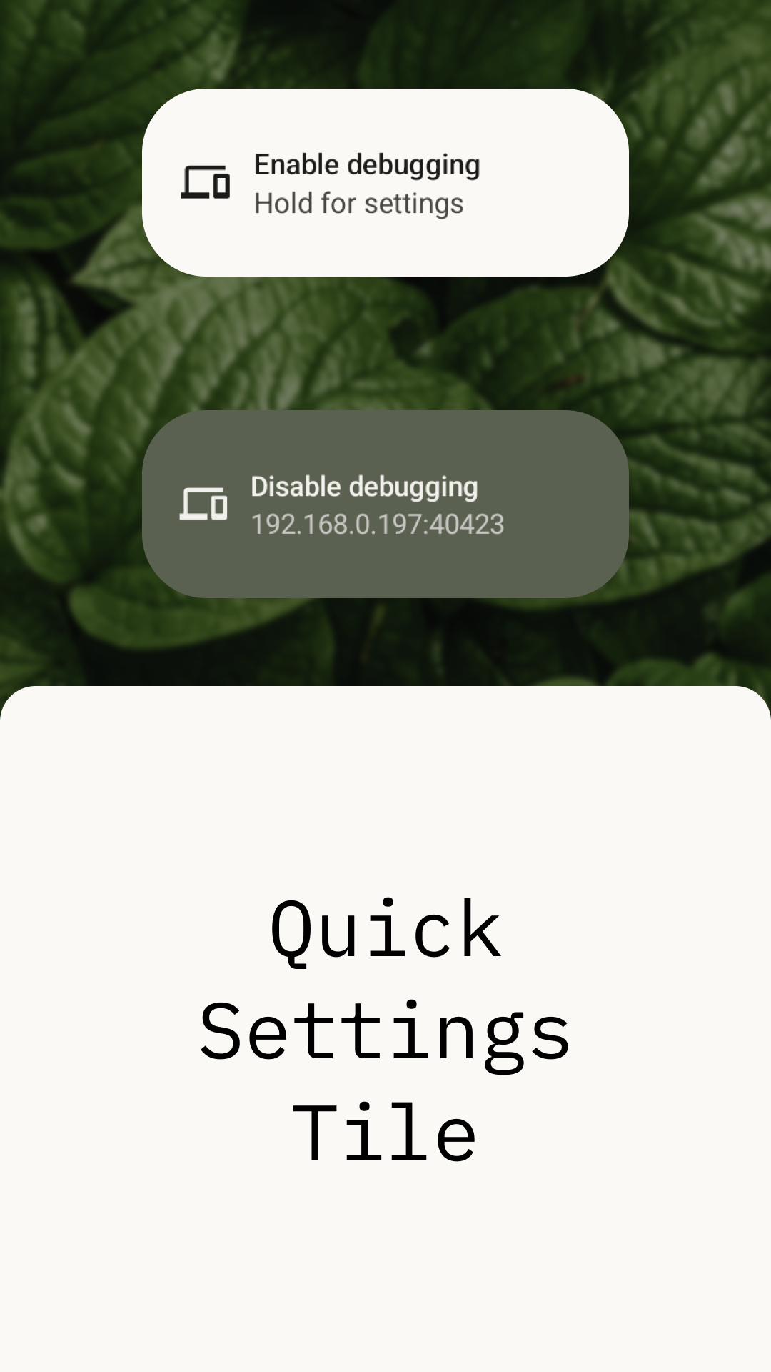 Screenshot 1 of Wireless ADB Switch — opens full size
