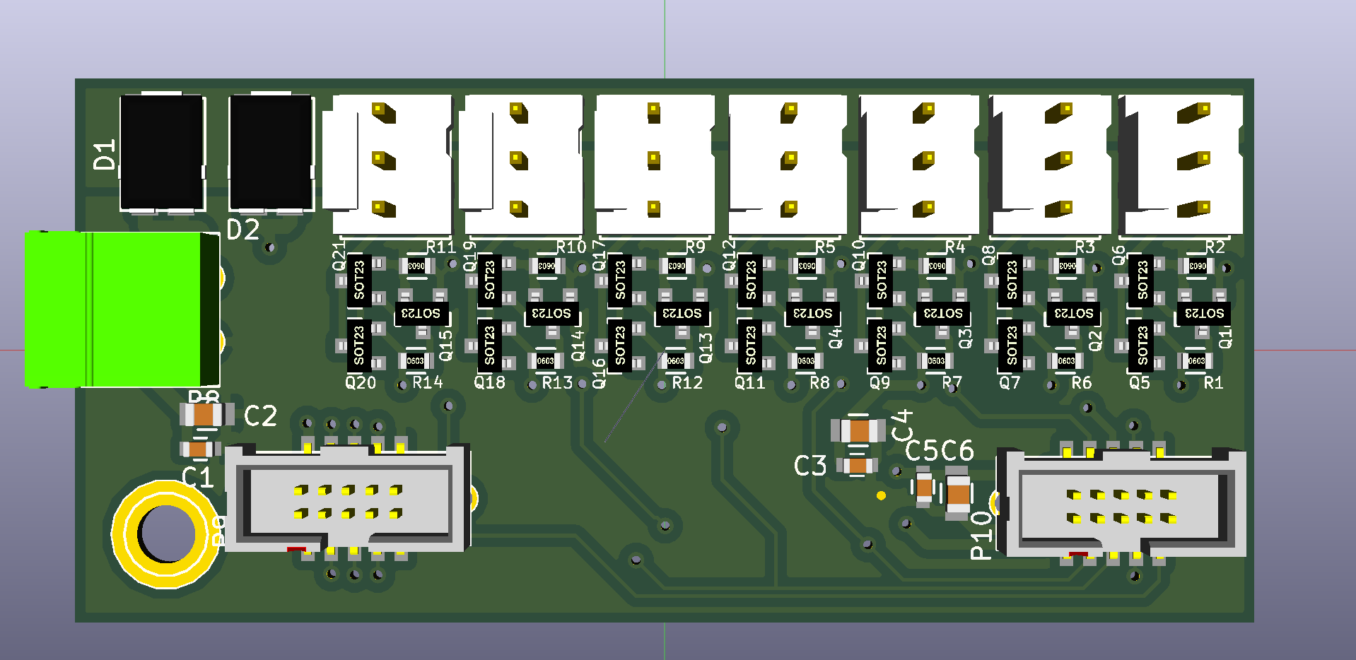 Unidirectional level shifter, from the project README