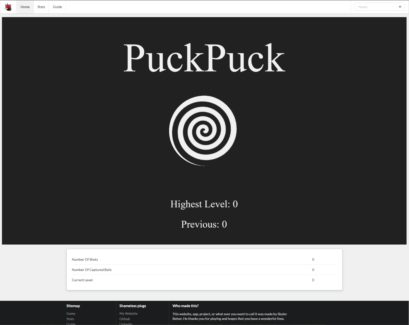 PuckPuck front page