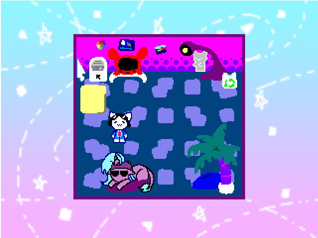 A screenshot of "MANONNIKKI" in it's starting state.