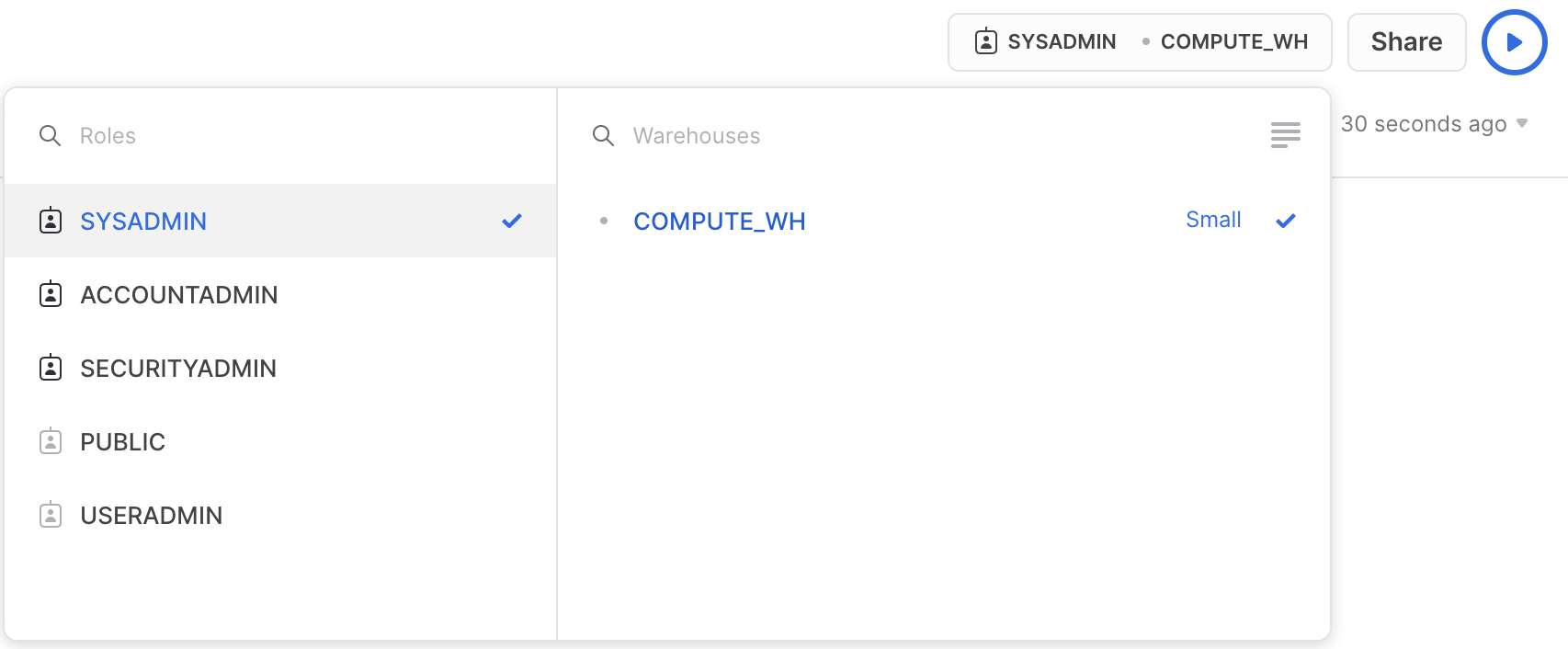 UIステップ1でコンテキストのサイズを大に変更