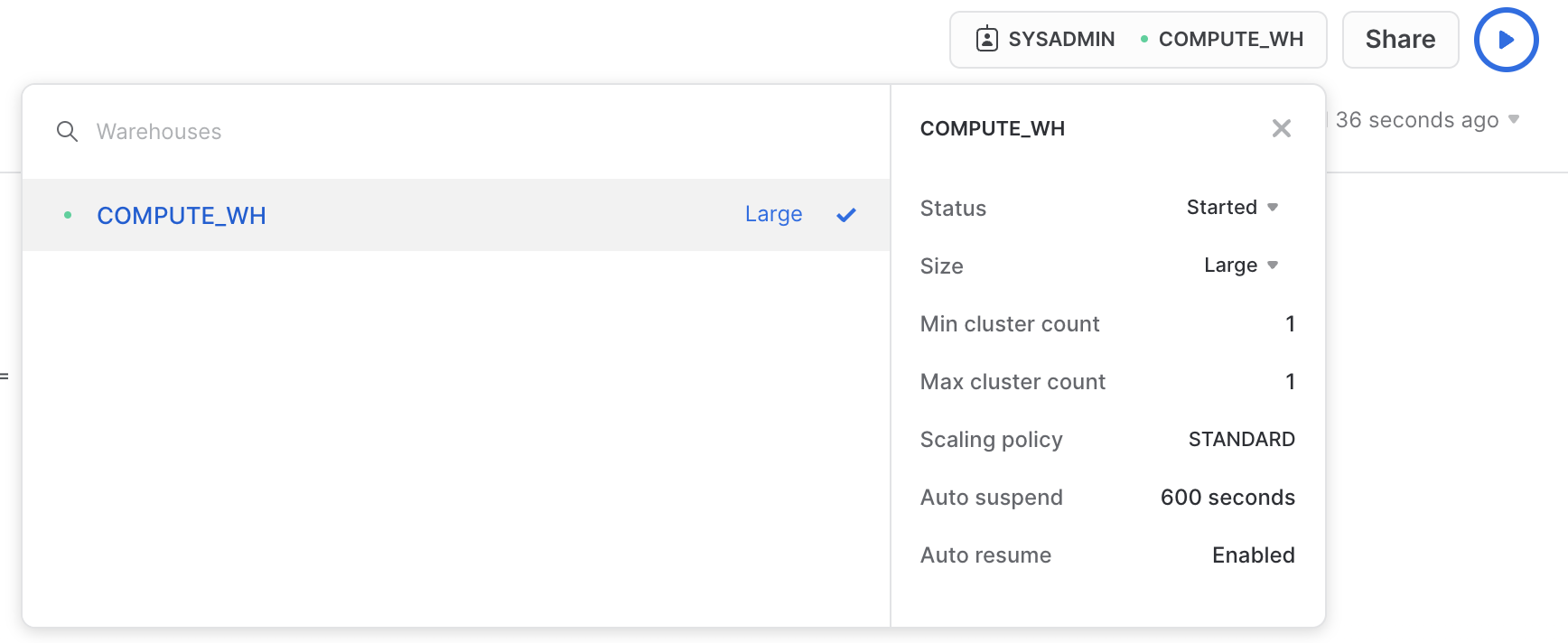UIステップ2でコンテキストのサイズを大に変更