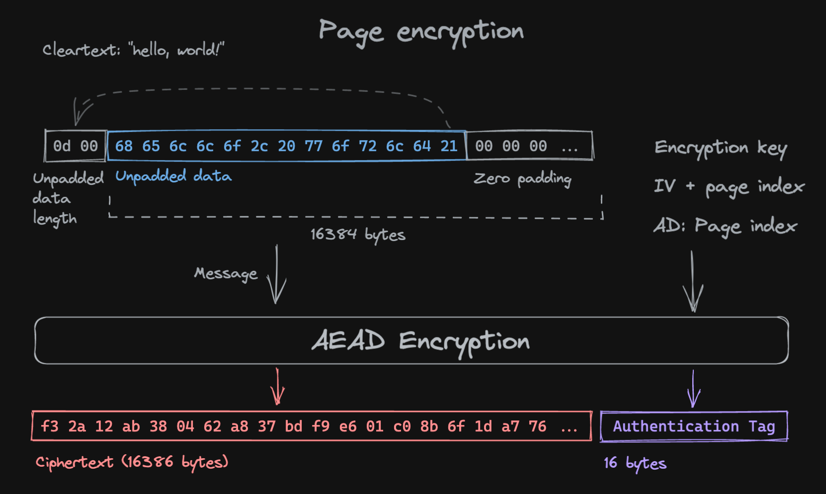 page encryption