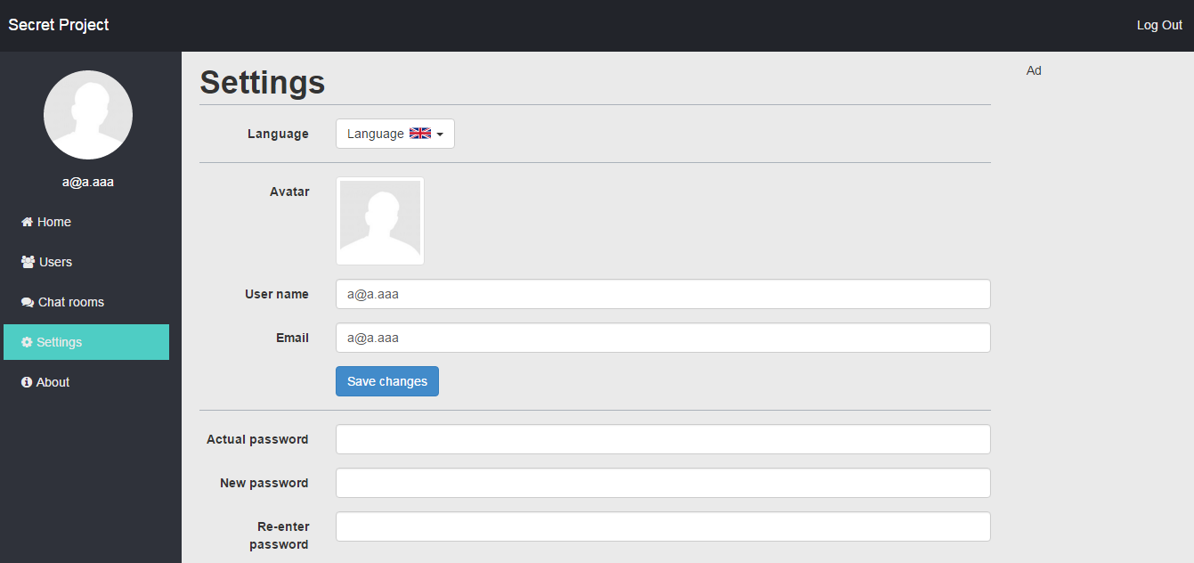 Adbry Application GitHub - Softcadbury/SecretProject: [C# - ASP .NET MVC / JavaScript ...