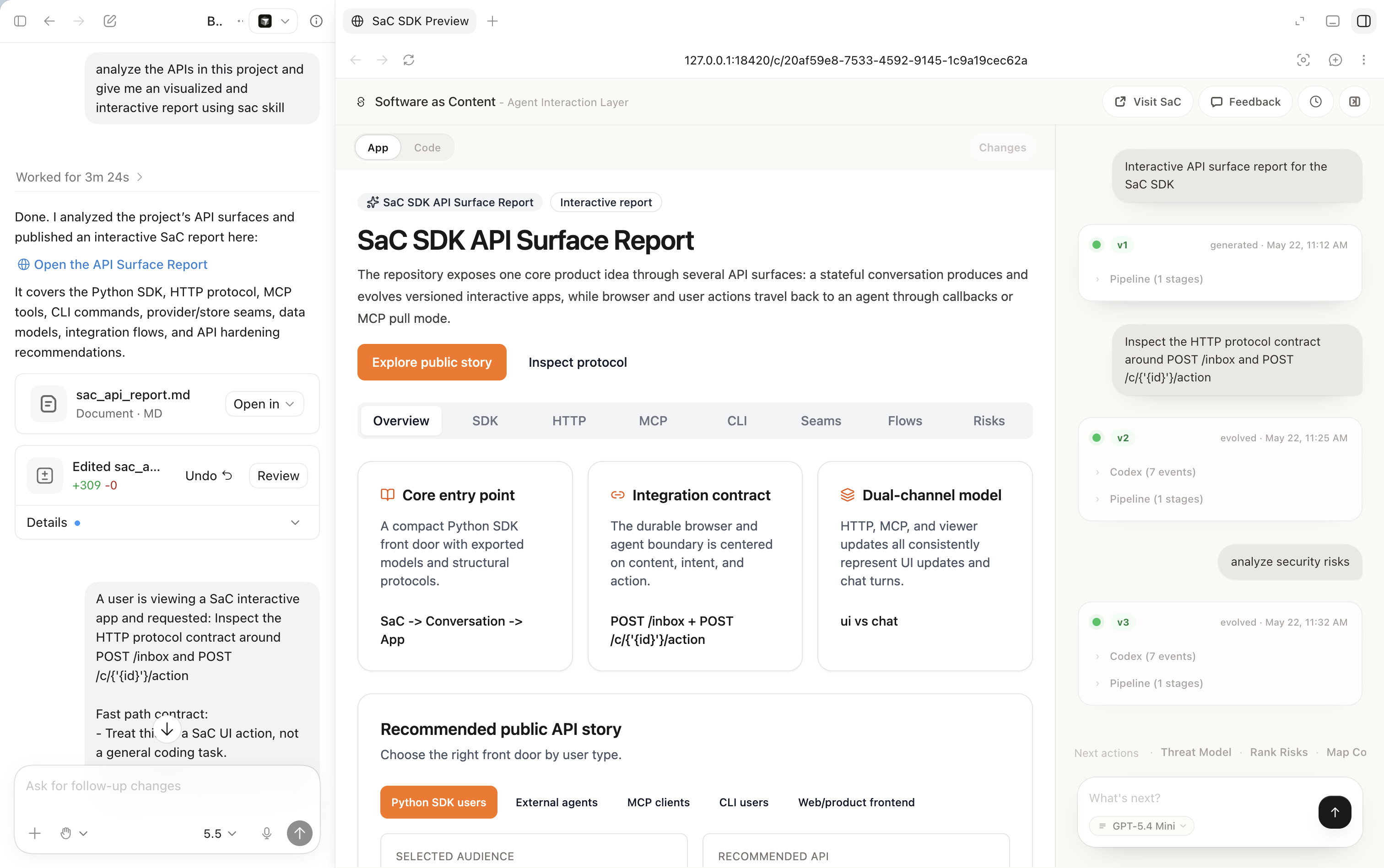 Codex + SaC example