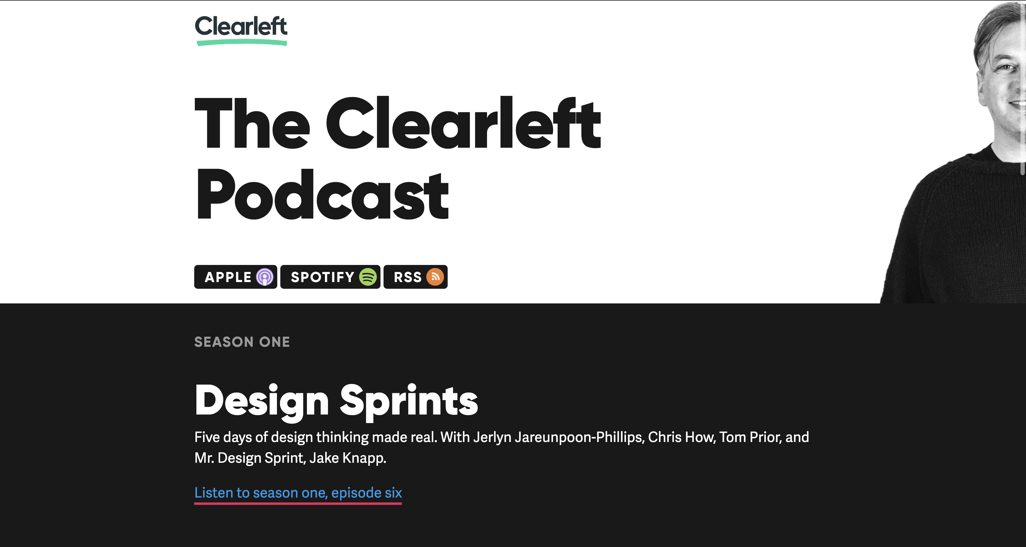 clearleft, site screenshot