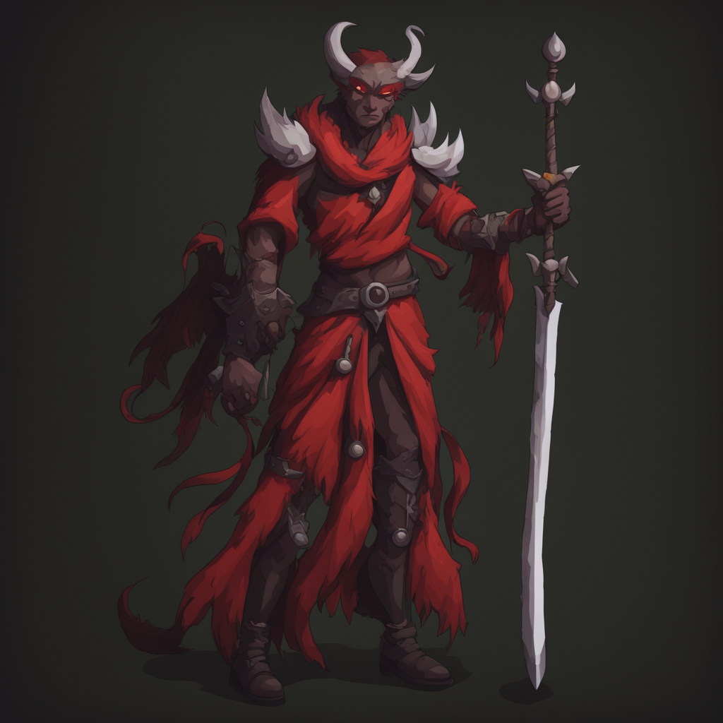 Demon with sword
