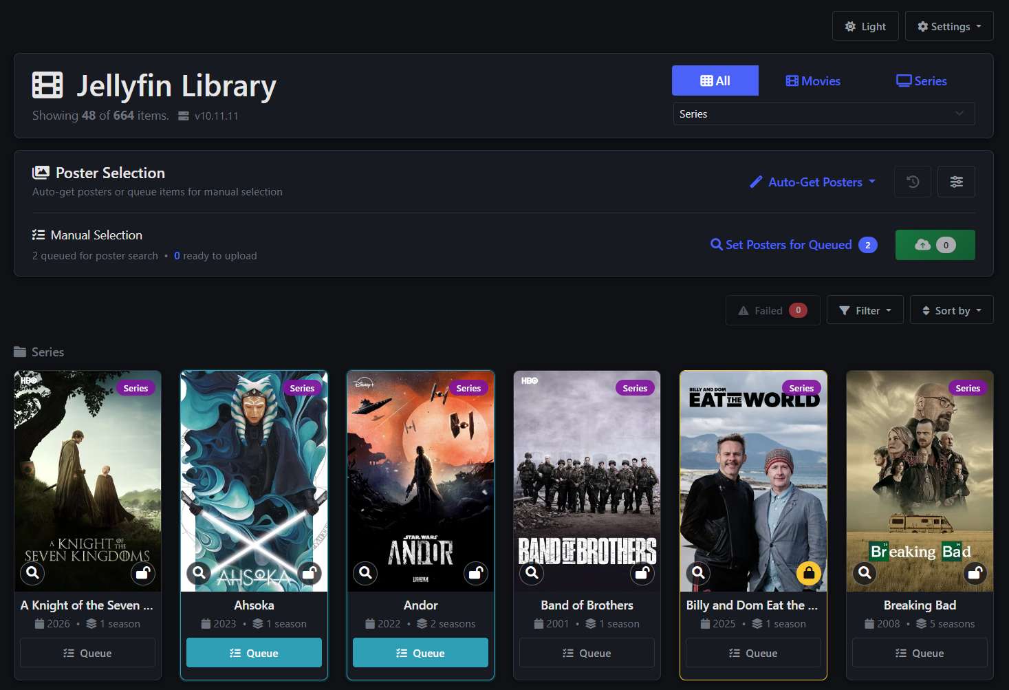 Jellyfin Poster Manager Screenshot