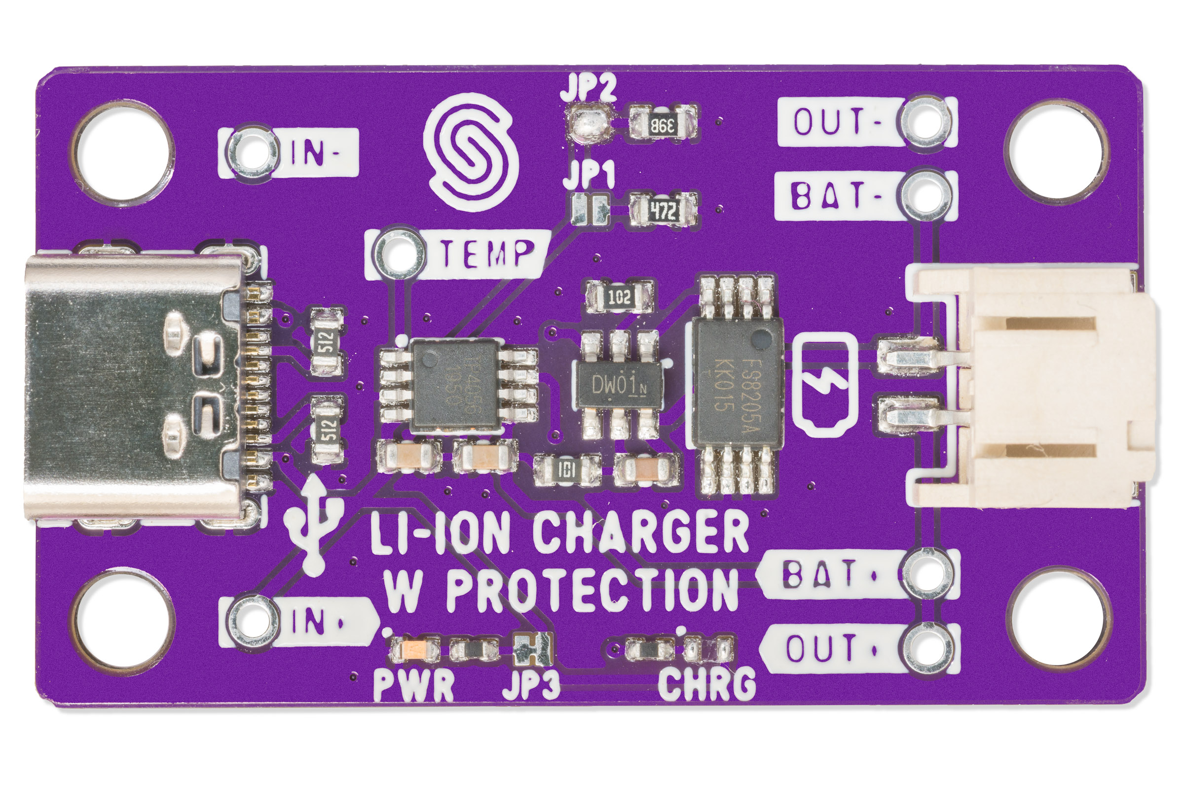 Li ion charger with protection, from the project README
