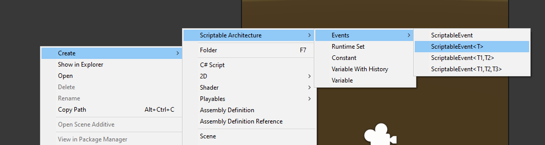 Create Scriptable Event