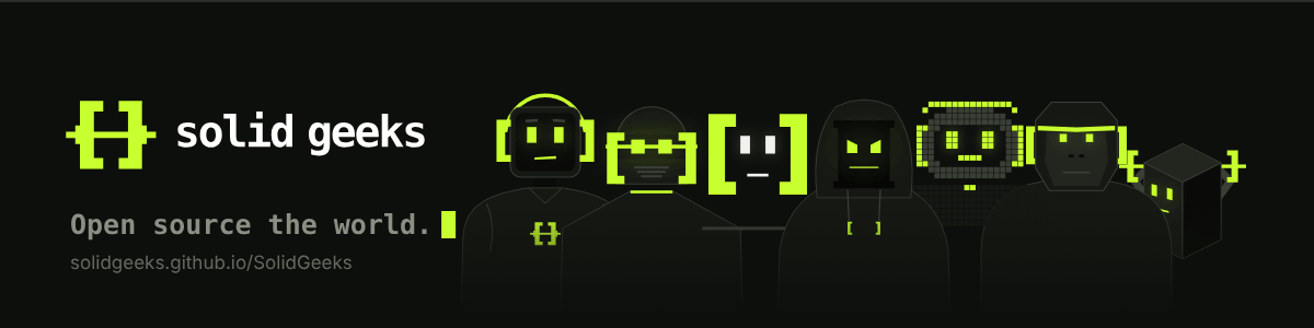 Solid Geeks: open source the world.