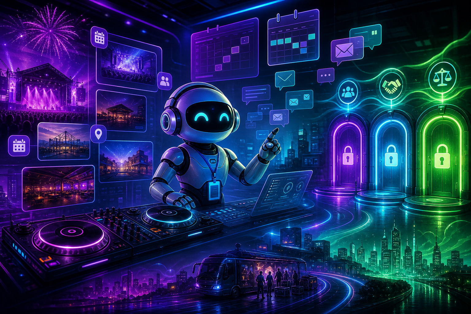 Synthetic autonomous booking agent banner
