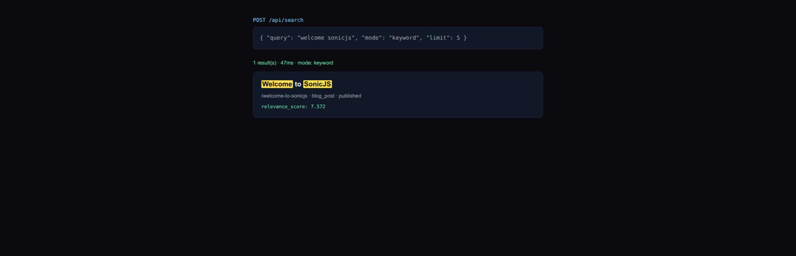FTS5 keyword search