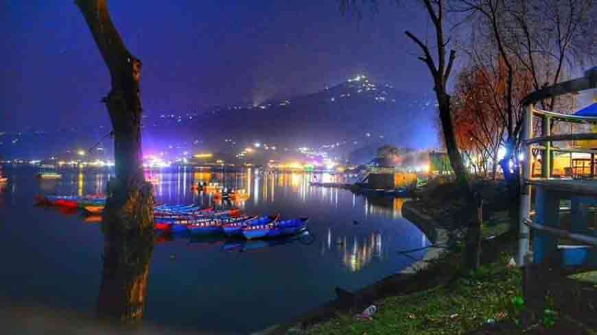 Evening at Lakeside Pokhara