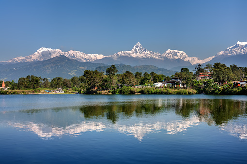 Mountain Reflections on Phewa Lake