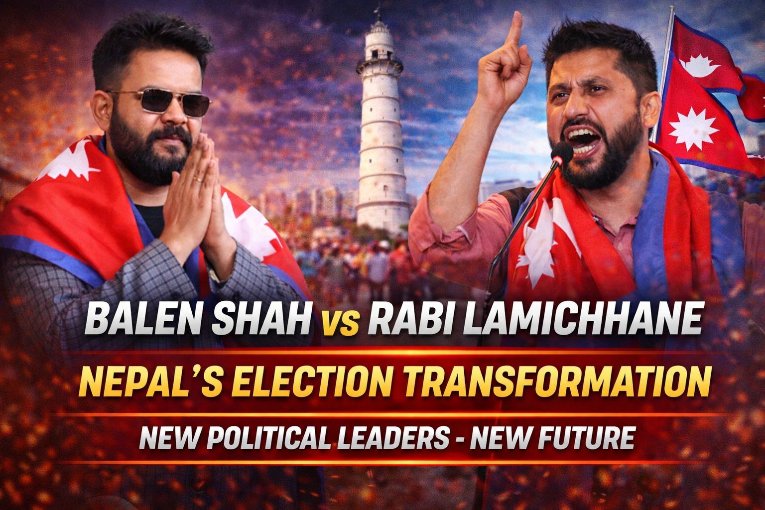 New Year 2026 Celebration with fireworks and clock