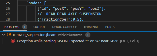 JSon errors