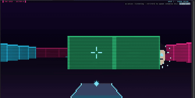 THE GRID: a corridor shooter where the enemies are your actual backlog, closing in fast