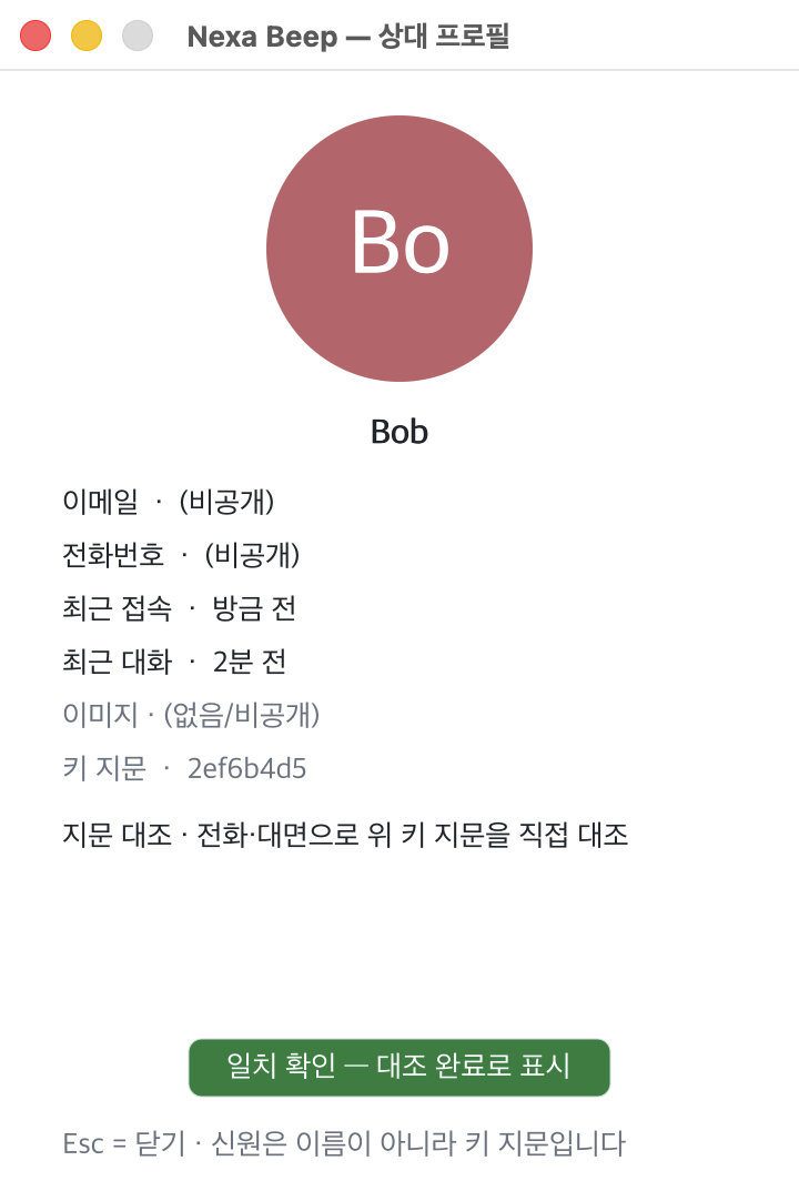 Profile card