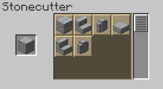 Stonecutter recipe
