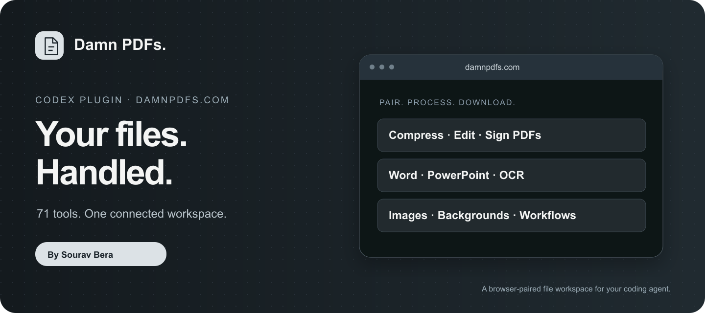 DamnPDFs Codex plugin