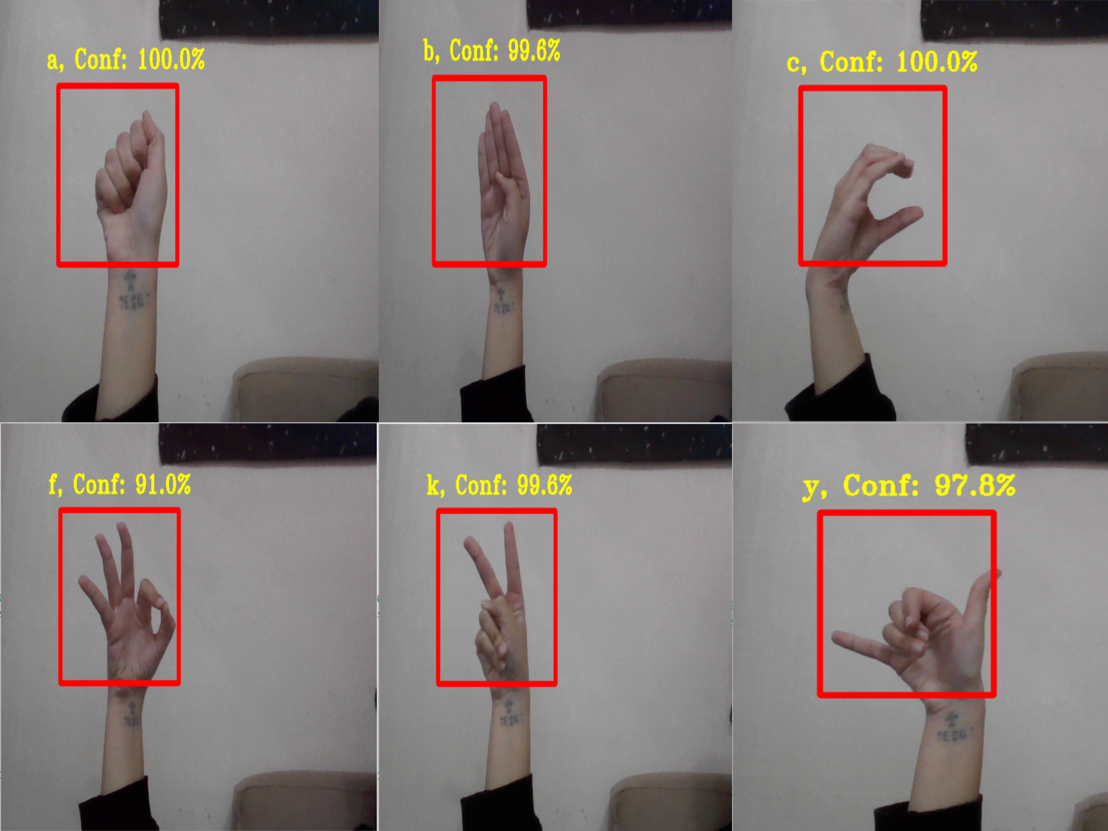 Hand Gesture Detection Example