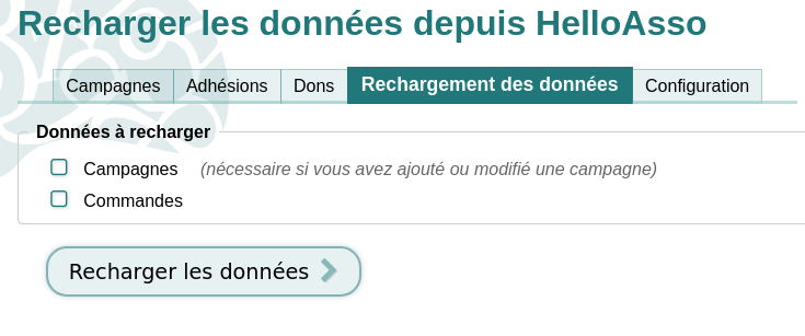 HelloAsso sync