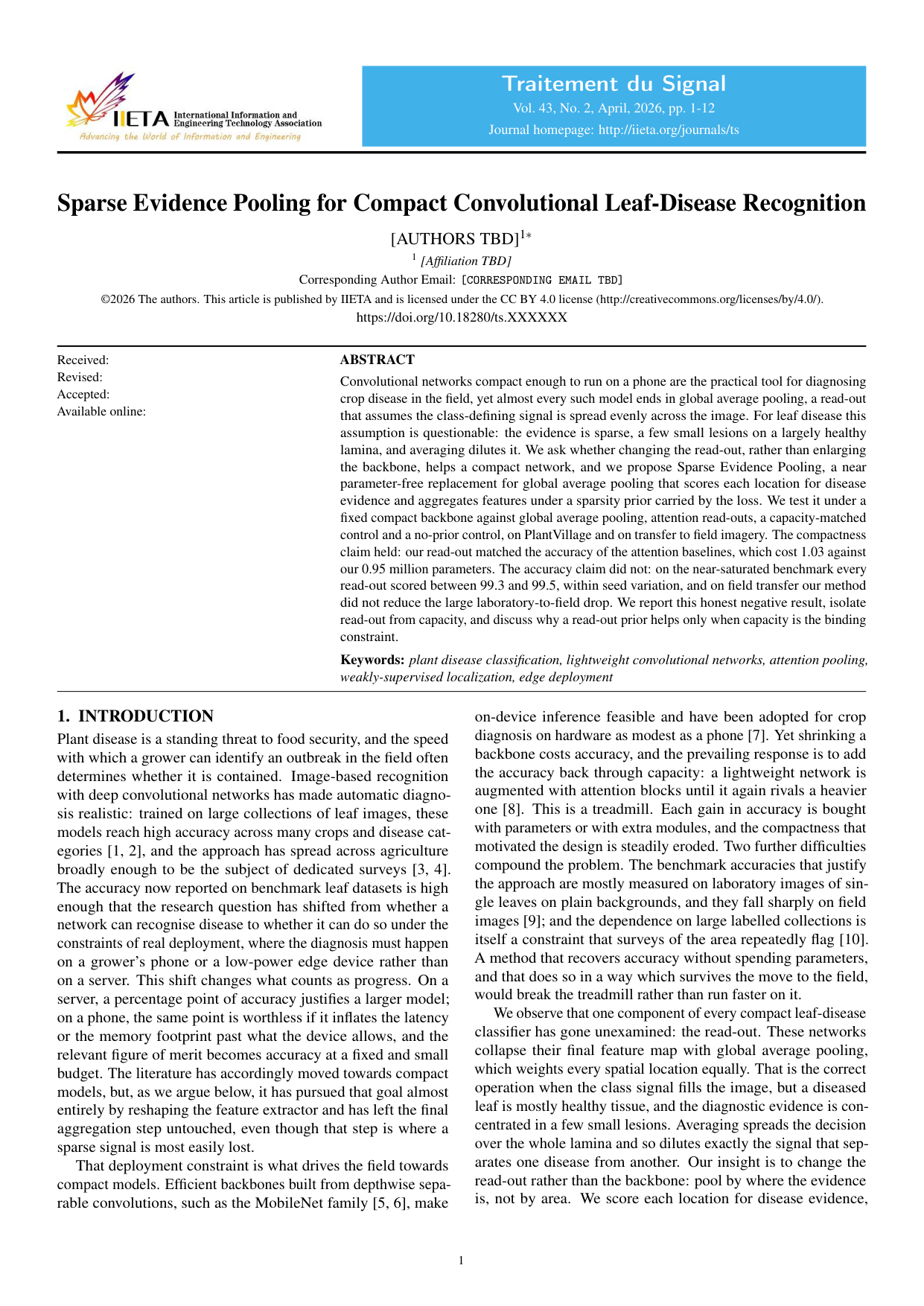 Paper VII First Page