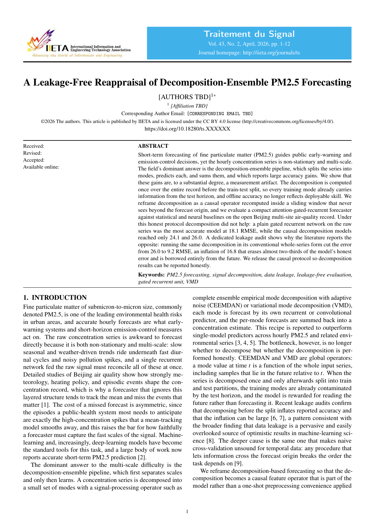 Paper IV First Page