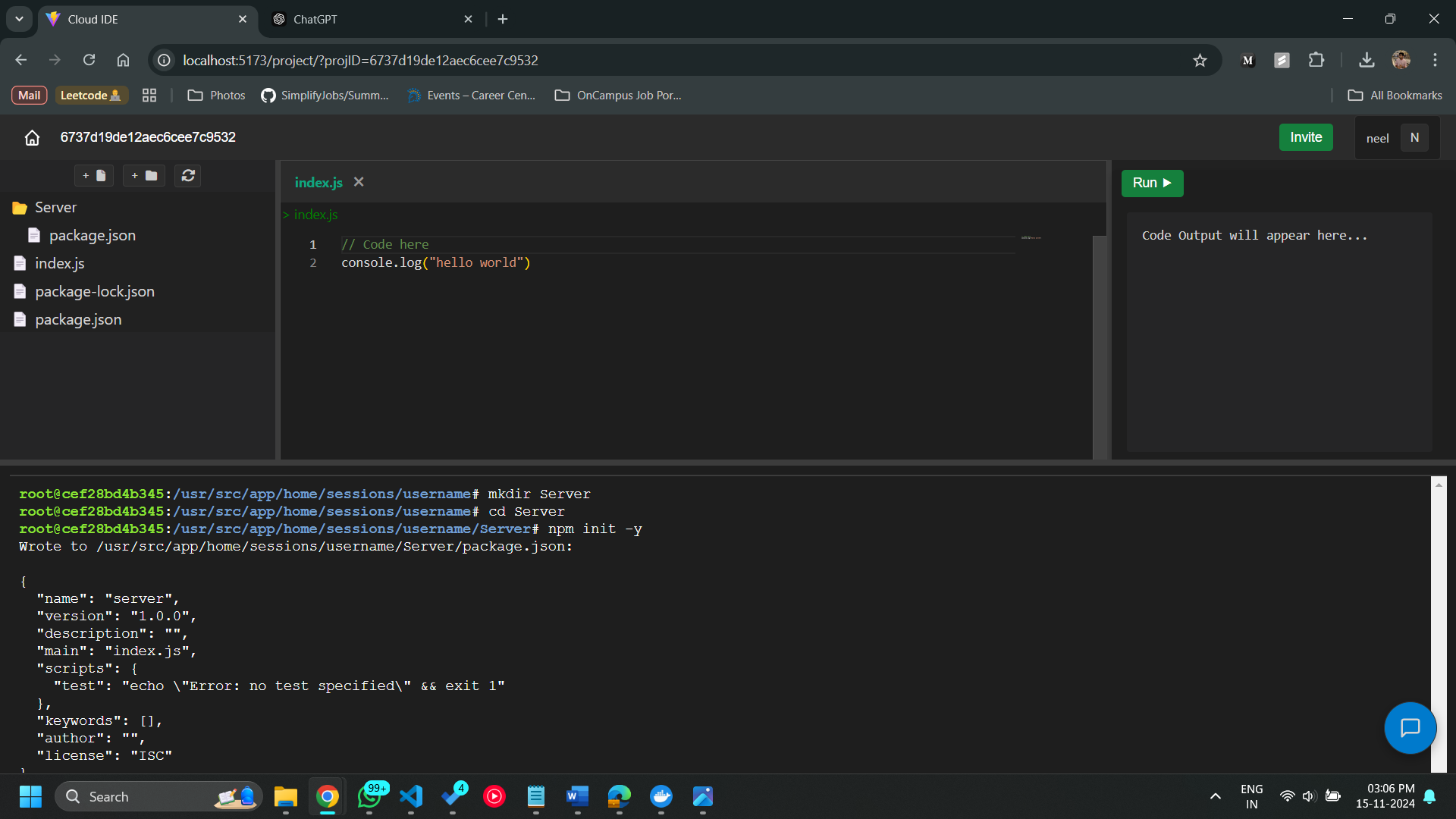 GitHub - SpartaNeel1010/CLOUD-IDE: The Cloud IDE is an online ...