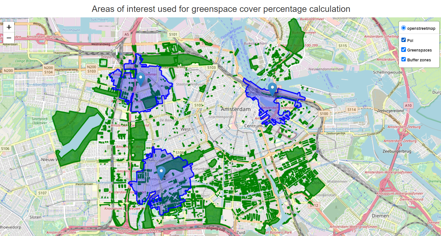 greenspace areas