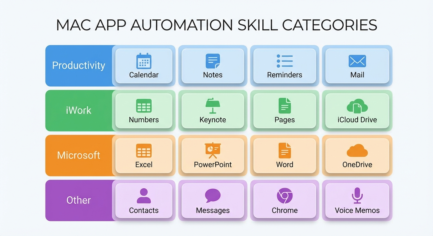 Skills Overview - All 16 Skills