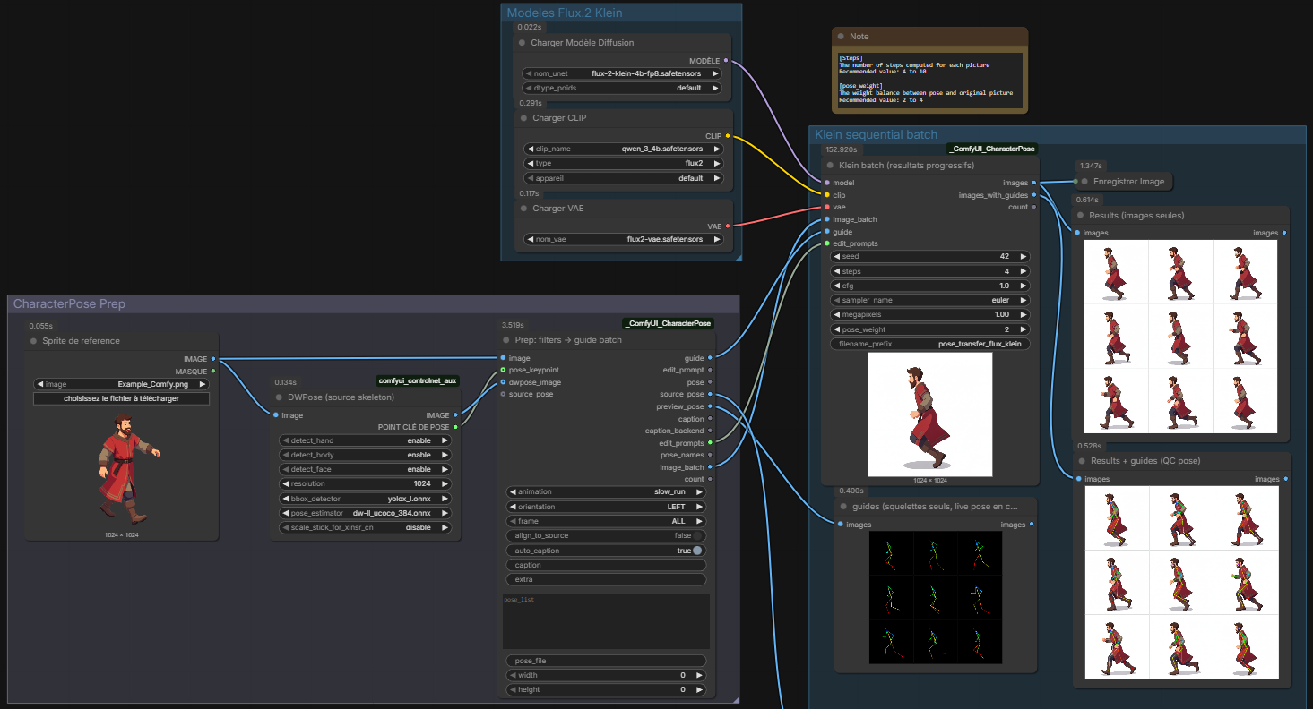 Pose transfer workflow