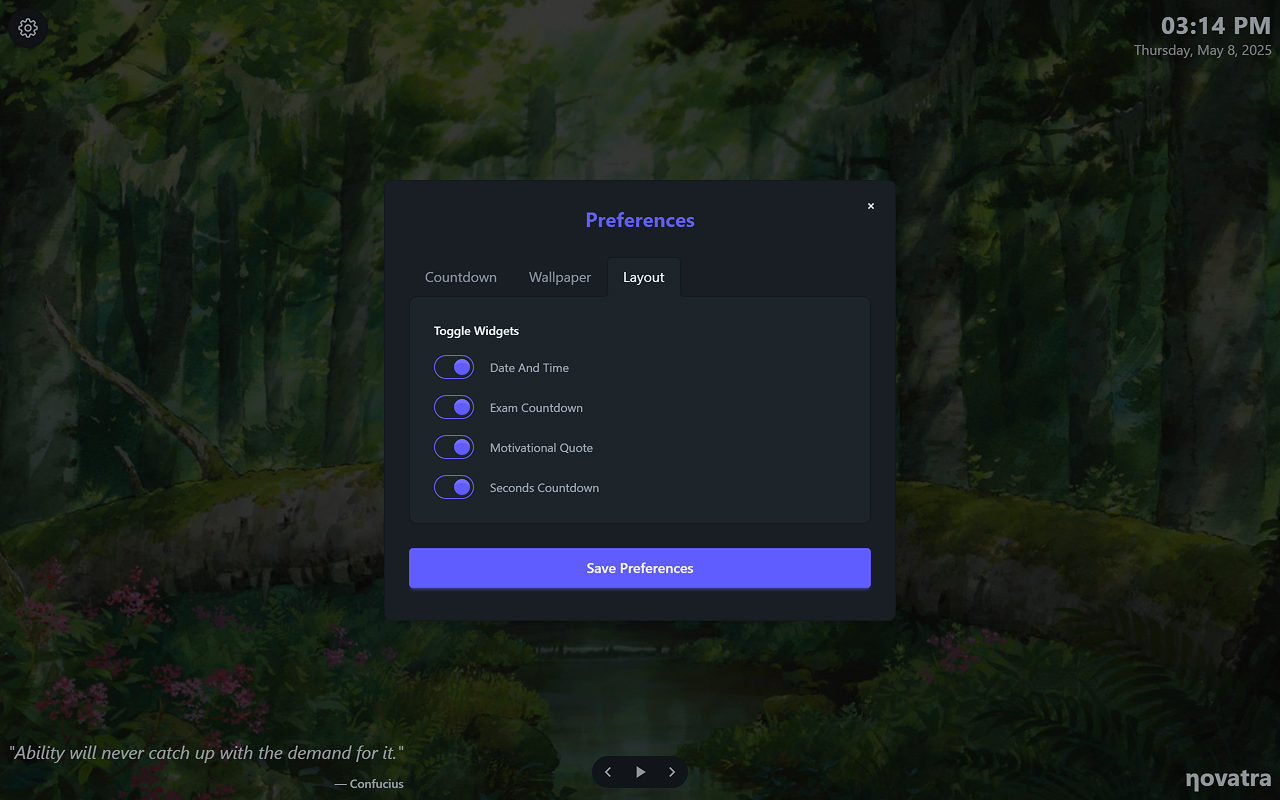 Focus music player