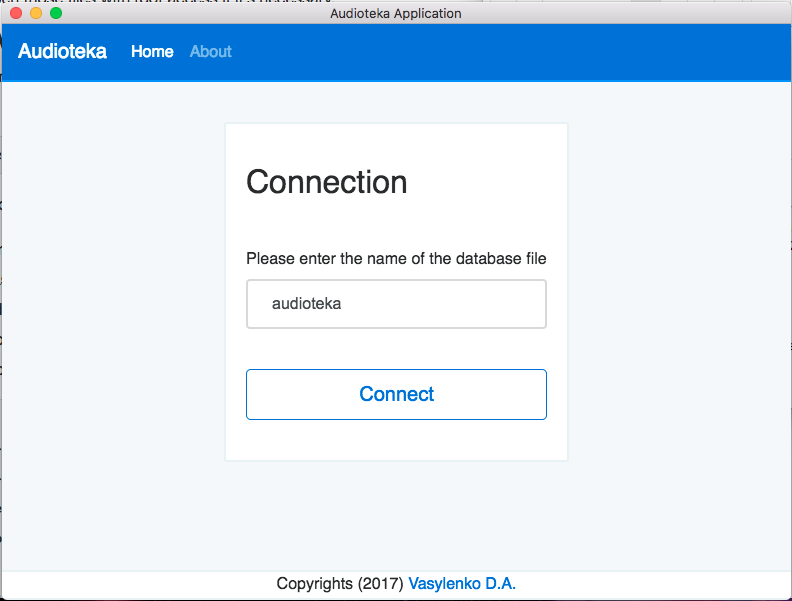 Database Connection View