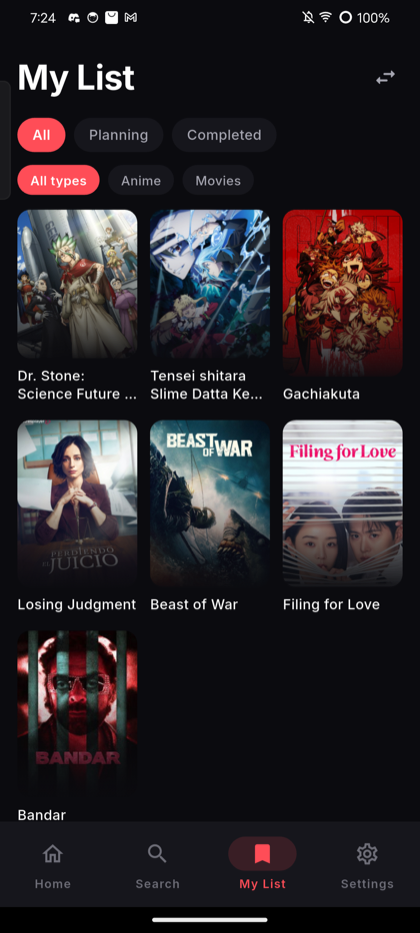 My List