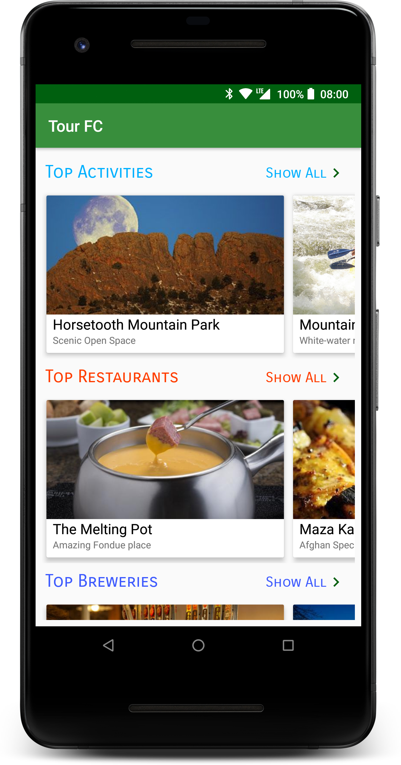 android app tourist guide