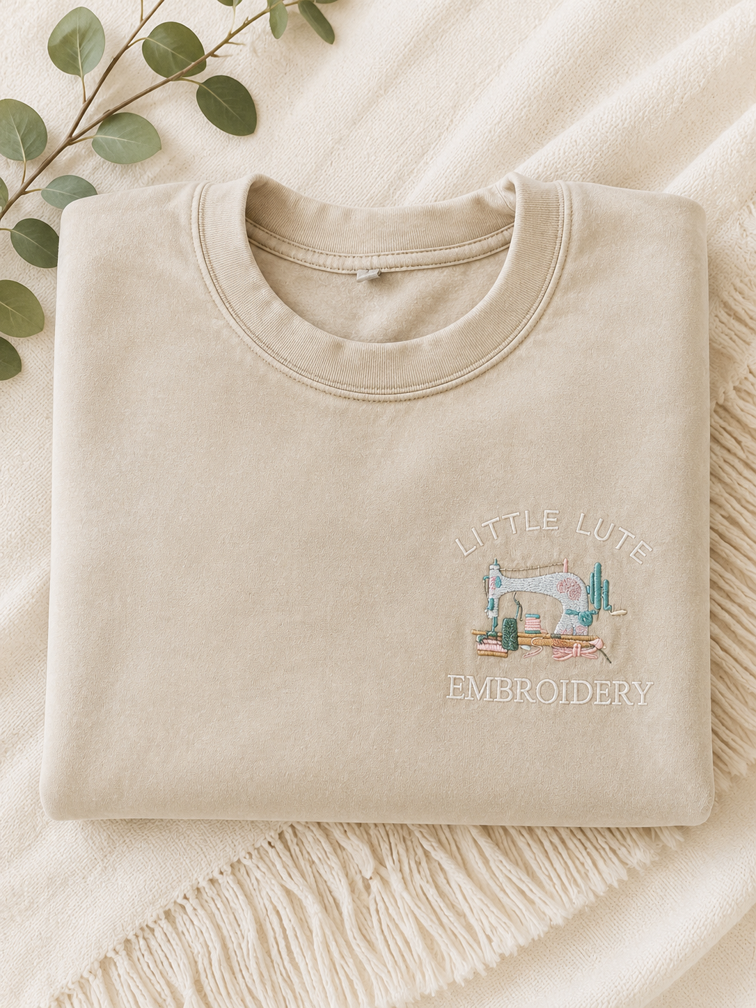 Little Lute embroidered sweatshirt