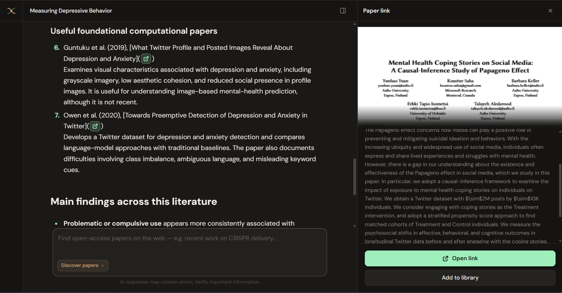 Paper search