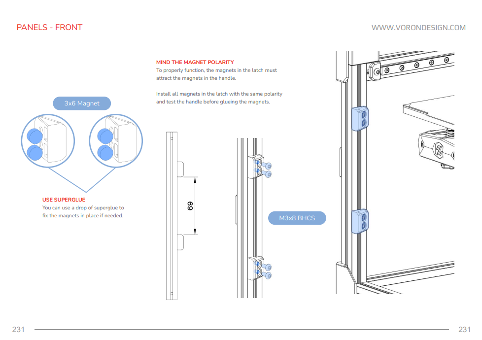 V0 Manual Door Latch