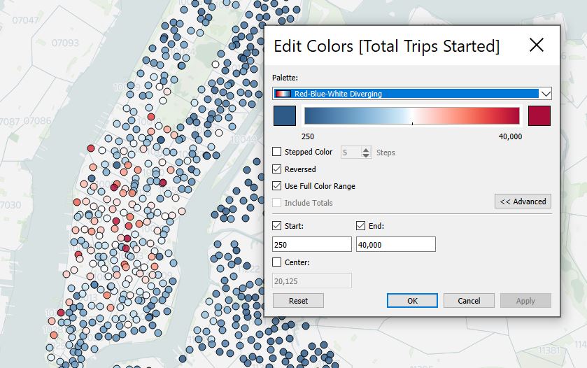 color map