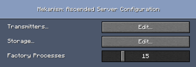 Server Config