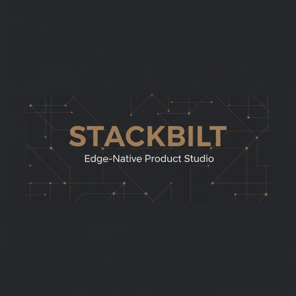 Stackbilt — Edge-Native Product Studio