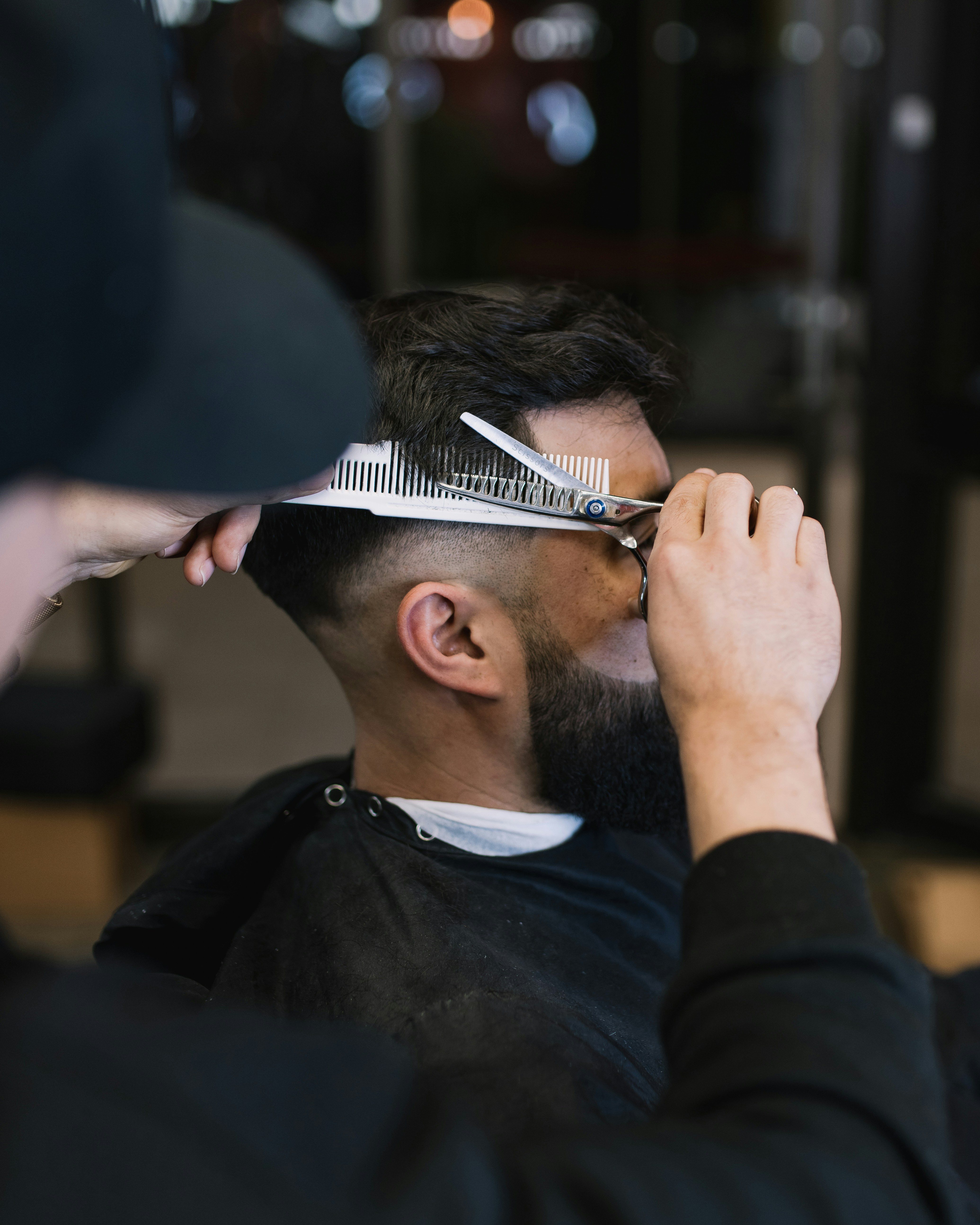 Barbershop interior